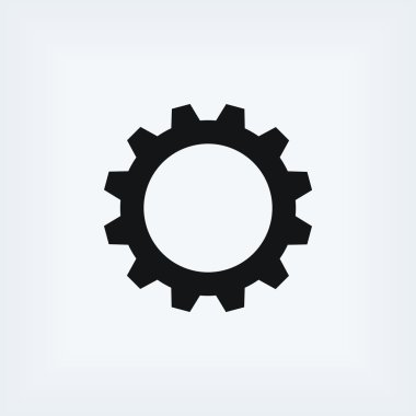 dişli simge vektör