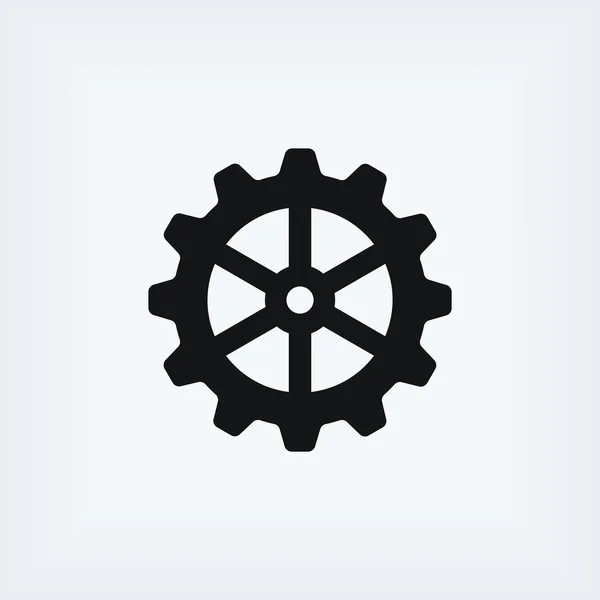 Gear icon vector — Stock Photo, Image