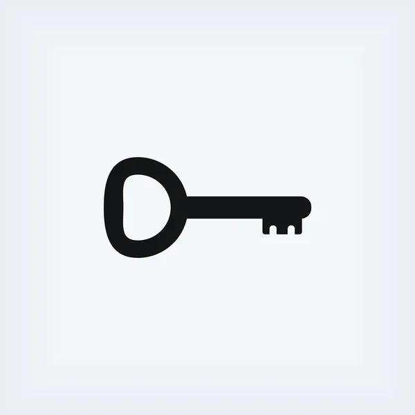 钥匙图标矢量 — 图库照片