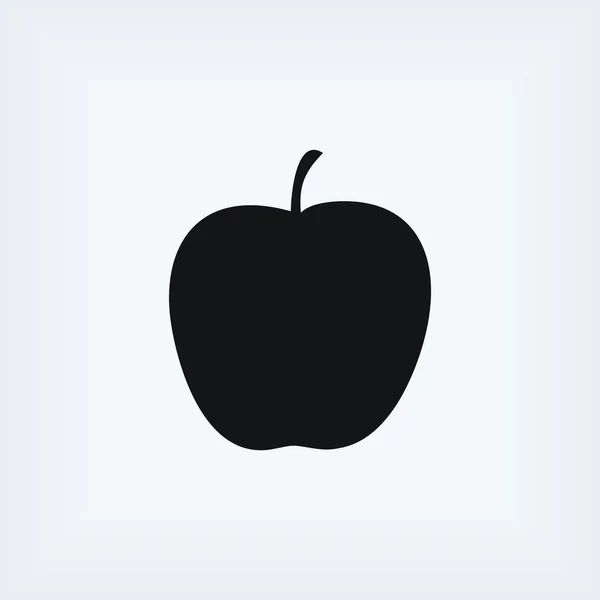 Apple icon vector — Stock Photo, Image