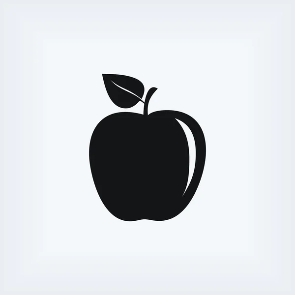 Apple icon vector — Stock Photo, Image