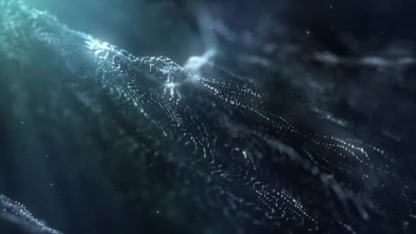 particules poussière abstrait lumière mouvement titres cinématique fond 