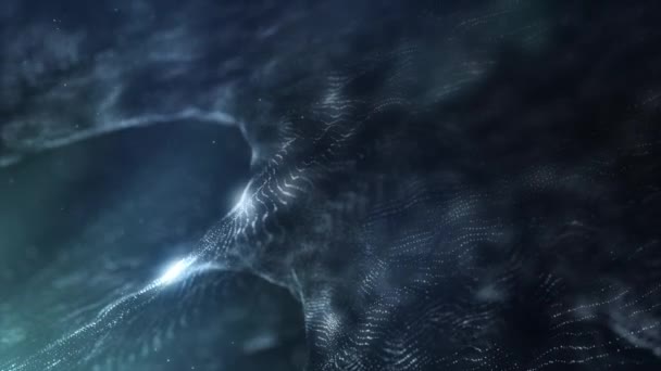 particules poussière abstrait lumière mouvement titres cinématique fond 