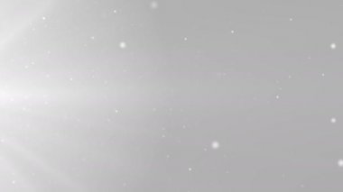 Parçacıklar iş beyaz parlak glitter bokeh toz soyut arka plan döngüsü