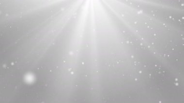 Parçacıklar iş beyaz parlak glitter bokeh toz soyut arka plan döngüsü