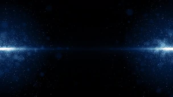 Particles Blue Event Game Trailer Titles Cinematic Concert Openers End — Vídeos de Stock