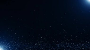 Parçacıklar mavi oyun fragmanı başlıkları sinematik konser açılışları kredi arkaplan döngüsünü sonlandırır