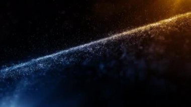 Parçacık olayı karavanı başlıkları sinematik açılışlar konser sonu kredi arkaplan döngüsü