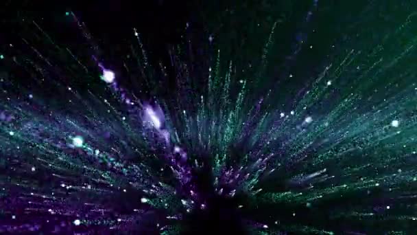 Particles Evento Jogo Reboque Títulos Cinematic Openers Concerto Fim Crédito — Vídeo de Stock