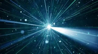 Parçacık olayı karavanı başlıkları sinematik açılışlar konser sonu kredi arkaplan döngüsü