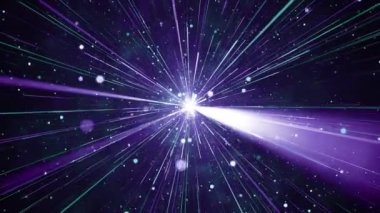 Parçacık olayı karavanı başlıkları sinematik açılışlar konser sonu kredi arkaplan döngüsü