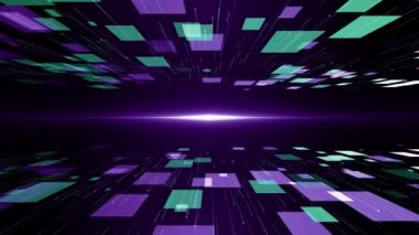 Parçacık olayı karavanı başlıkları sinematik açılışlar konser sonu kredi arkaplan döngüsü