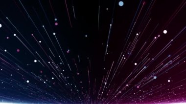 Parçacık olayı karavanı başlıkları sinematik açılışlar konser sonu kredi arkaplan döngüsü