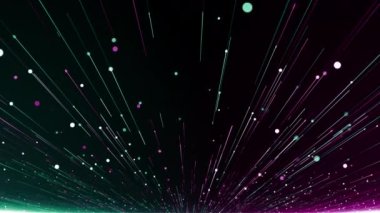 Parçacık olayı karavanı başlıkları sinematik açılışlar konser sonu kredi arkaplan döngüsü