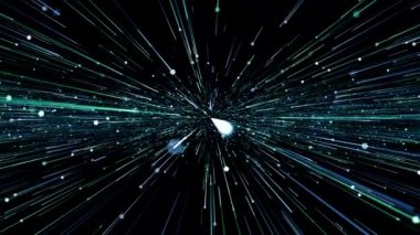 Parçacık olayı karavanı başlıkları sinematik açılışlar konser sonu kredi arkaplan döngüsü