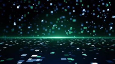 Parçacık olayı karavanı başlıkları sinematik açılışlar konser sonu kredi arkaplan döngüsü