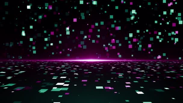 Particles Event Game Trailer Titel Cinematic Openers Konzert End Credit — Stockvideo
