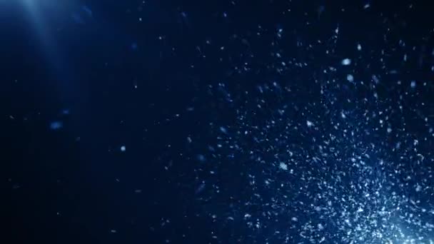 Particles Blue Event Game Trailer Titles Cinematic Concert Openers End — Vídeo de Stock