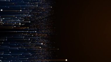 Parçacık olayı karavanı başlıkları sinematik açılışlar konser sonu kredi arkaplan döngüsü