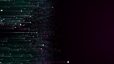 Parçacık olayı karavanı başlıkları sinematik açılışlar konser sonu kredi arkaplan döngüsü