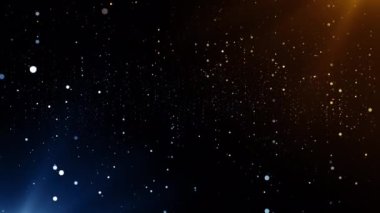 Parçacık olayı karavanı başlıkları sinematik açılışlar konser sonu kredi arkaplan döngüsü