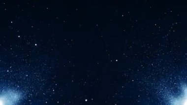 Parçacıklar mavi oyun fragmanı başlıkları sinematik konser açılışları kredi arkaplan döngüsünü sonlandırır