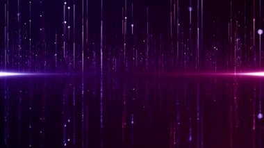 Parçacık olayı karavanı başlıkları sinematik açılışlar konser sonu kredi arkaplan döngüsü