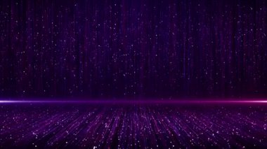 Parçacık olayı karavanı başlıkları sinematik açılışlar konser sonu kredi arkaplan döngüsü