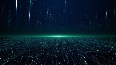 Parçacık olayı karavanı başlıkları sinematik açılışlar konser sonu kredi arkaplan döngüsü