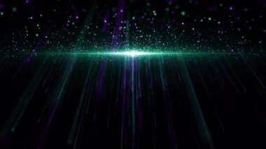 Parçacık olayı karavanı başlıkları sinematik açılışlar konser sonu kredi arkaplan döngüsü