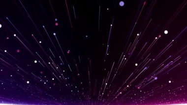 Parçacık olayı karavanı başlıkları sinematik açılışlar konser sonu kredi arkaplan döngüsü