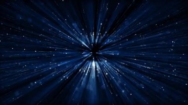 Parçacıklar mavi oyun fragmanı başlıkları sinematik konser açılışları kredi arkaplan döngüsünü sonlandırır