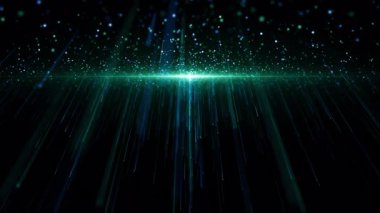 Parçacık olayı karavanı başlıkları sinematik açılışlar konser sonu kredi arkaplan döngüsü