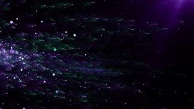 Parçacık olayı karavanı başlıkları sinematik açılışlar konser sonu kredi arkaplan döngüsü