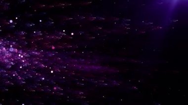 Parçacık olayı karavanı başlıkları sinematik açılışlar konser sonu kredi arkaplan döngüsü