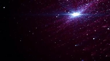 Parçacık olayı karavanı başlıkları sinematik açılışlar konser sonu kredi arkaplan döngüsü