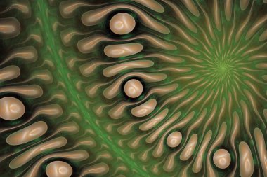 Yaratıcı tasarım veya fantezi için soyut arkaplan.