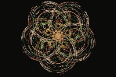 Resimsel fraktal arkaplan oluşturuldu