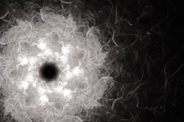 Soyut fraktal arkaplan. 3d oluşturma