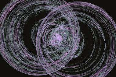 renkli soyut fraktal illüstrasyon