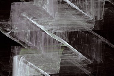 3D soyut dijital teknoloji kavramı oluşturuluyor