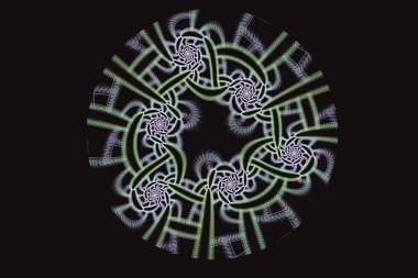 soyut fraktal geometrik desen arkaplanı