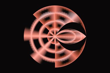 Yaratıcı tasarım için dijital fraktal arkaplan çizimi