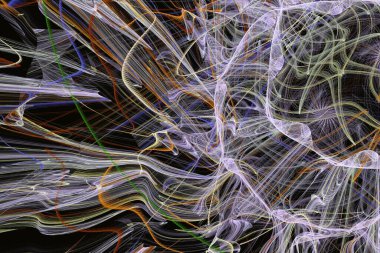 Hayali bereketli fraktal doku oluşturulmuş resim soyut arkaplan