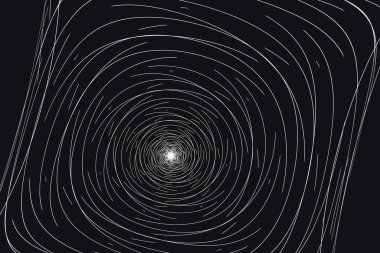 Beyaz çizgilerle soyut siyah çizgiler.