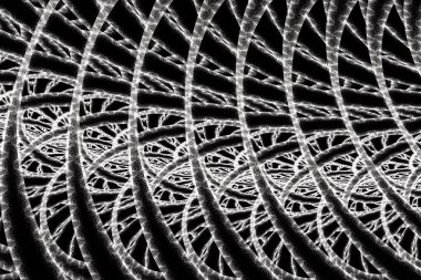 soyut siyah ve beyaz dijital arkaplan 3 d resimleme