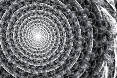 Geometrik desenli soyut fraktal arkaplan