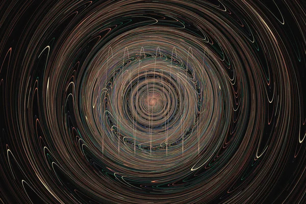 Koyu arkaplanda renkli parlak halkalar