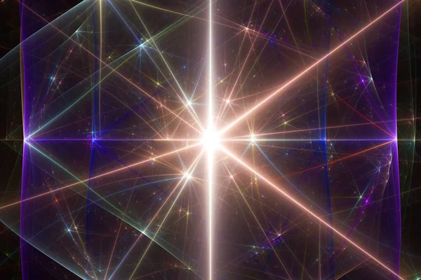 Parlak çizgileri olan soyut arkaplan