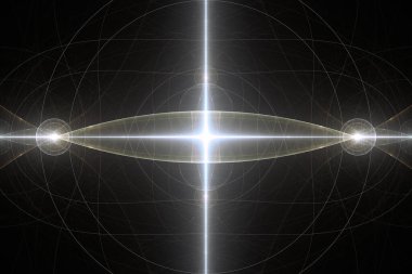 Bilgisayar için soyut fraktal arkaplan - oluşturulmuş illüstrasyon